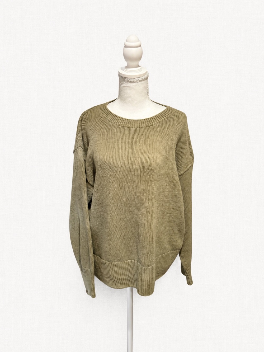 Philosophy Olive Crewneck Sweater